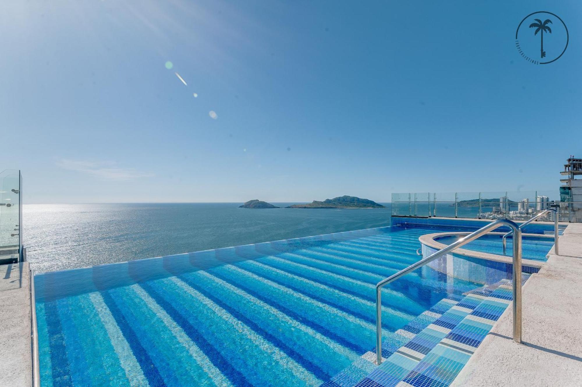 Hermosa Vista Al Mar, Condominio De Lujo! Mazatlan Dış mekan fotoğraf